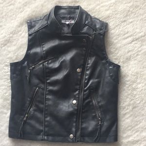 Leather vest